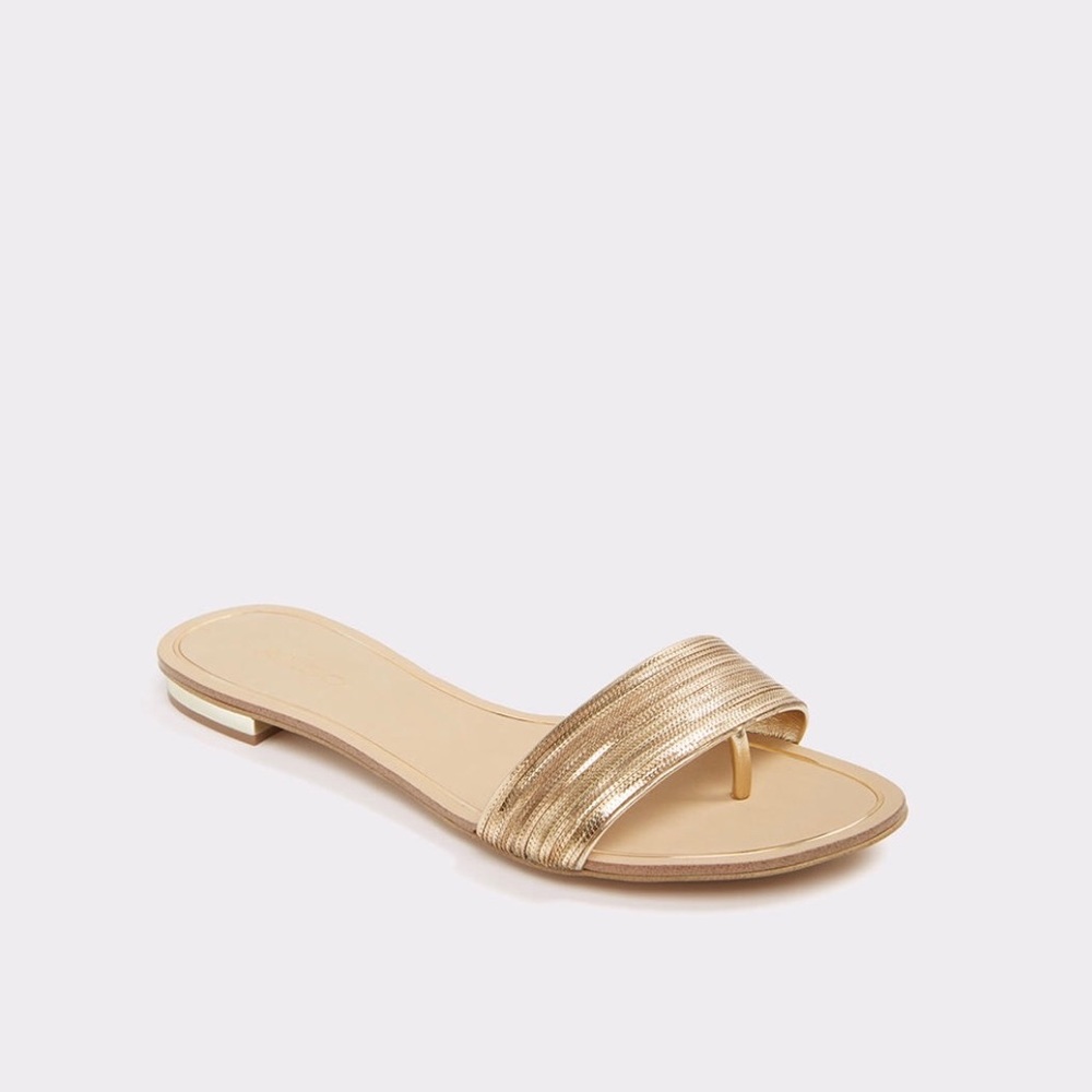 AldoGold Slip on Sandals